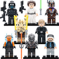 Star Wars Ahsoka Tano Luke Skywalker Sabine Wren Marrok Huyang Princess Leia Rebel Fleet Trooper Custom Brick Compatible Minifigure Toy