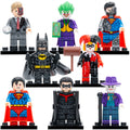 DC Batman Superman Joker Harley Quinn Nightwing Two Face Cyborg Superman Custom Brick Compatible Minifigure Toy