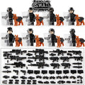 SWAT Tactical Operators K9 Unit Team Custom Brick Compatible Minifigure Toy