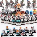 Iron Man War Machine Captain America Thor Hawkeye Ant-Man Rocket Raccoon Black Widow Hulk Nebula MCU Avengers Endgame (2019) Brick-Compatible Minifigure Toy