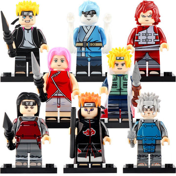 Uzumaki Boruto Mitsuki Gaara Namikaze Minato Senju Hashirama Senju Tobirama Haruno Sakura Pain Naruto Shippuden Custom Brick Compatible Minifigure Toy