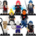 Hagoromo Otsutsuki Tobi Uchiha Sasuke Deidara Uchiha Madara Uchiha Obito Hoshigaki Kisame Sasori Naruto Shippuden Custom Brick Compatible Minifigure Toy