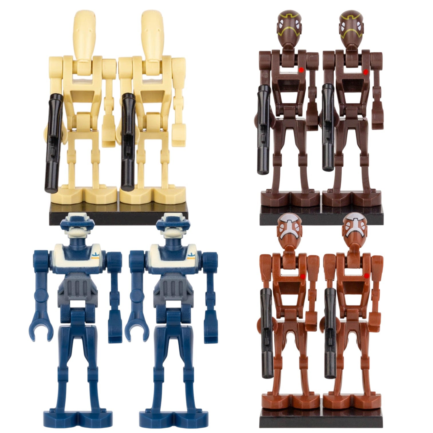 Tactical Droid Commando Droid Captain Battle Droid Star Wars The Clone Wars Custom Brick Compatible Minifigure Toy