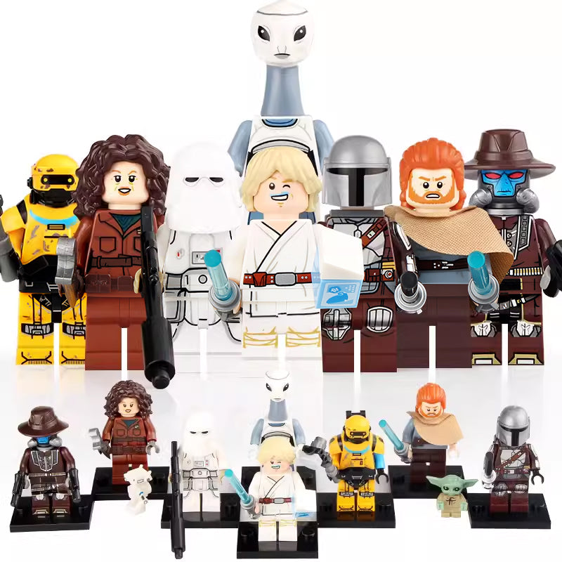 Taun We Snowtrooper NED-B Loader Droid Peli Motto Cad Bane Luke Skywalker Mandalorian Obi-Wan Kenobi Star Wars Brick Compatible Minifigure Toy