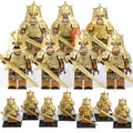 Game of Thrones Kingsguard Golden Royal Protector with Shiny Armor Custom Brick Compatible Minifigure Toy