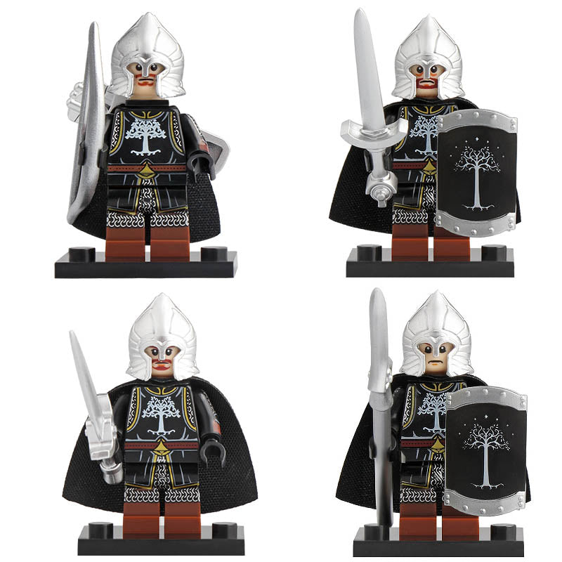 The Lord of the Rings Soldiers of Gondor Custom Brick Compatible Minifigure Toy