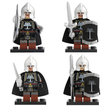 The Lord of the Rings Soldiers of Gondor Custom Brick Compatible Minifigure Toy