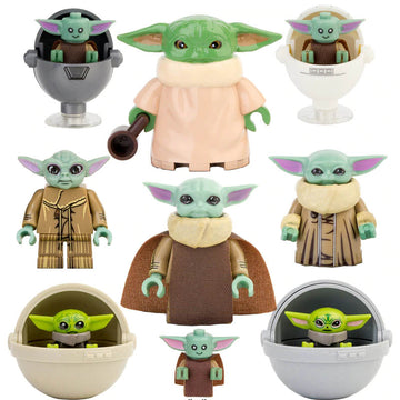 Baby Yoda Star Wars The Mandalorian Custom Brick Compatible Minifigure Toy