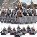 Dwarven Warriors of King Dain Ironfoot The Hobbit LOTR Custom Brick Compatible Minifigure Toy