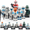 Star Wars The Clone Wars Captain Rex Commander Gree Jesse Wolfpack Jetpack Shock Trooper Stormtrooper Ahsoka's Clone Trooper Brick Compatible Minifigure Toy