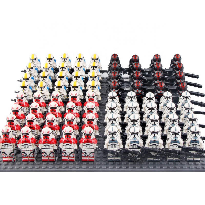 Star Wars Clone Wars Commander Wolffe Thorn 332nd Company Horn Company 327th Star Corps N7 Clone Trooper Brick Compatible Minifigures Set 21 Pcs