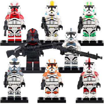 Horn Company Commander Wolffe Thorn 332nd Company 327th Star Corps 91st Recon Corps N7 Clone Trooper Star Wars Clone Wars Brick Compatible Minifigure Toy