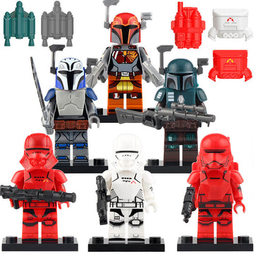 Bo-Katan Kryse Sabine Wren Death Watch Mandalorian Sith Trooper First Order Sith Trooper Jet Trooper Star Wars Brick Compatible Minifigure Toy