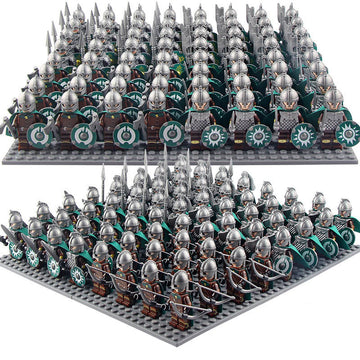 LOTR Rohan Warriors Middle Earth Rohirrim Army Custom Brick Compatible Minifigure Set 21Pcs
