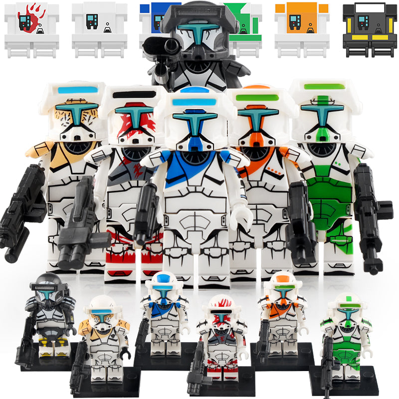 Gregor Niner Skirata Boss Fixer Scorch Sev Star Wars The Clone Wars Custom Brick Compatible Minifigure Toy