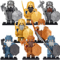 Dwarven Warriors of Ered Luin The Hobbit LOTR Custom Brick Compatible Minifigure Toy