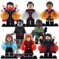 Doctor Strange Variants Wong America Chavez Mordo Scarlet Witch MCU Multiverse of Madness (2022) Custom Brick Compatible Minifigure Toy