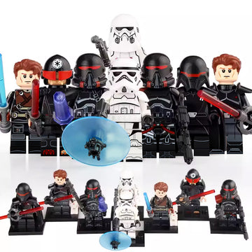 Cal Kestis Second Sister Purge Trooper Heavy Weapons Stormtrooper Flametrooper Ninth Sister Star Wars Jedi Fallen Order Custom Brick Based Minifigure Toy