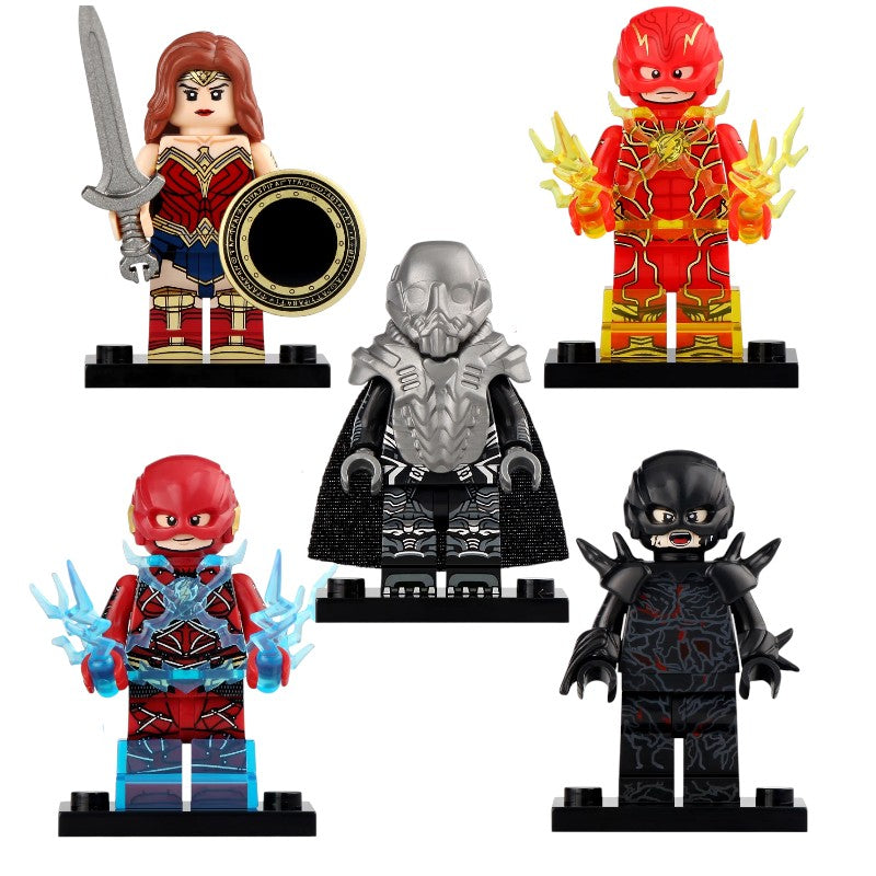 Wonder Woman Black Flash General Zod DC Universe Custom Brick Compatible Minifigure Toy