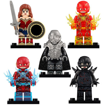 Wonder Woman Black Flash General Zod DC Universe Custom Brick Compatible Minifigure Toy