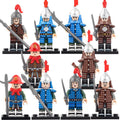 Ancient Chinese Ming Dynasty Armored Infantry Soldiers Custom Brick Compatible Minifigure Toy