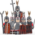 Ancient Chinese Warriors of the Northern and Southern Dynasties Custom Brick Compatible Minifigure Toy