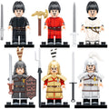 Ancient China Tang Dynasty Soldiers Bu Liang Ren Guards Li Bai Custom Brick Compatible Minifigure Toy