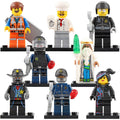 Emmet Lucy Wyldstyle Sheriff Not-a-Robot Gordon Zola Bad Cop Robo SWAT Vitruvius Animated Movie Custom Brick Compatible Minifigure Toy