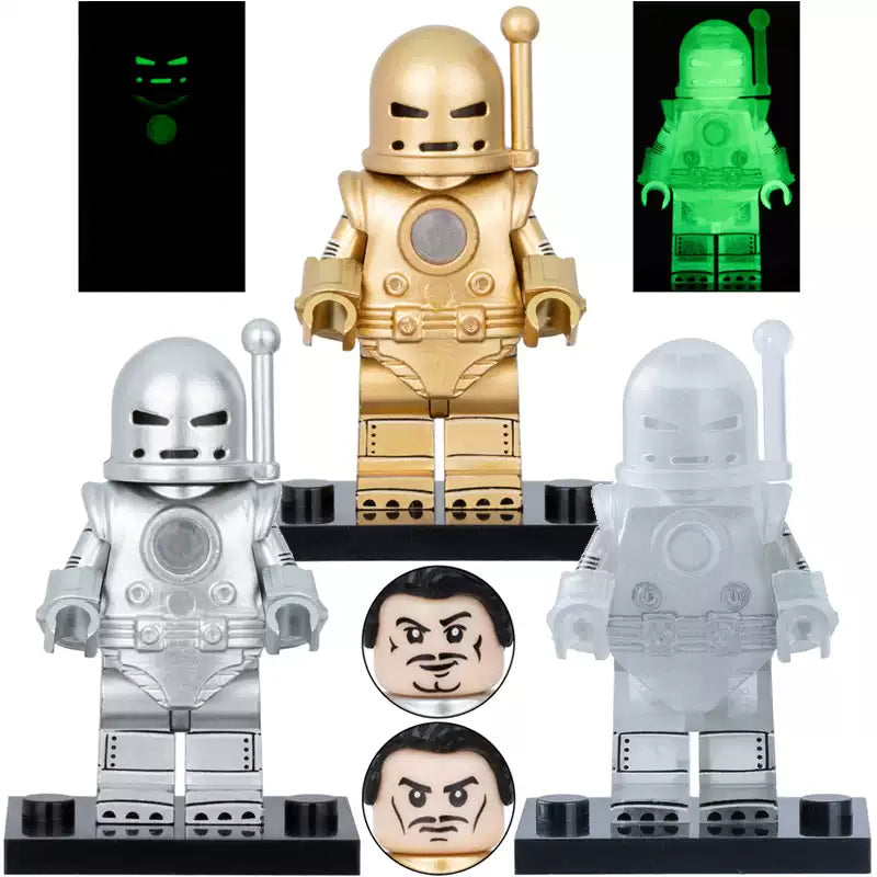 Tony Stark Iron Man Model 1 Mk III MCU Super Heroes Custom Brick Compatible Minifigure Toy