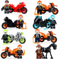 Ghost Rider Danny Ketch Alejandra Jones Robbie Reyes Vengeance Caretaker Marvel Super Heroes Custom Brick Compatible Minifigure Toy