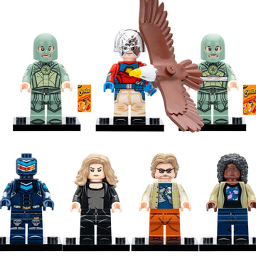 DCU Peacemaker Eagly Vigilante Judomaster Leota Adebayo John Economos Emilia Harcourt Custom Brick Compatible Minifigure Toy