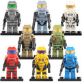 Spartan Warriors from HALO Video Game Custom Brick Compatible Minifigure Toy