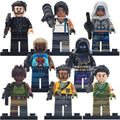 Fortnite Battle Royale Blue Team Leader Reaper Teknique Brite Gunner Raven Banshee Hawk Renegade Custom Brick Compatible Minifigure Toy