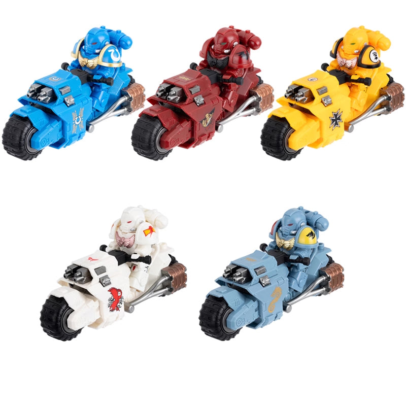 Warhammer 40K Space Marines Raider Pattern Combat Bike Custom Brick Compatible Minifigure Toy