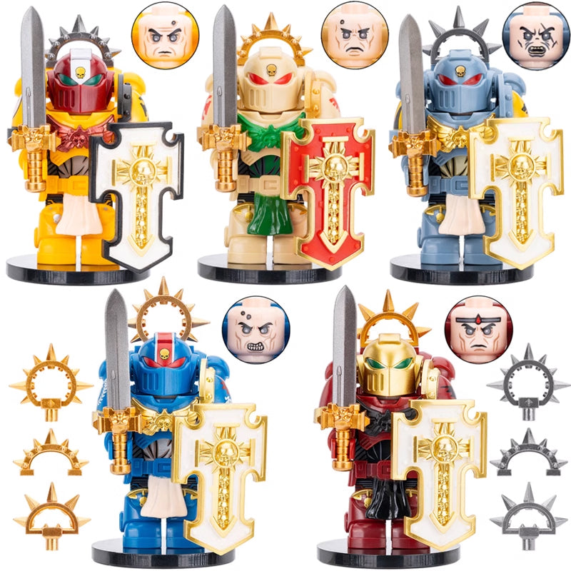 Bladeguard Veteran Squad Warhammer 40K Space Marines Custom Brick Compatible Minifigure Toy