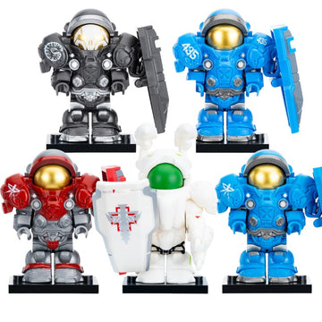James Eugene Raynor Tychus Findlay Marine Rosa Morales StarCraft II Wings of Liberty Custom Brick Compatible Minifigure Toy