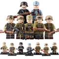 German Army World War II Afrika Korps Honor Guard Luftwaffe Custom Brick Compatible Minifigure Toy