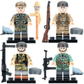 World War II German Luftwaffe Soldiers Infantry and Field Division Custom Brick Compatible Minifigure Toy