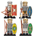 Ancient Rome Legionary Ballista Operator Roman Auxiliary Soldier Archer Spearman Gladius Custom Brick Compatible Minifigure Toy