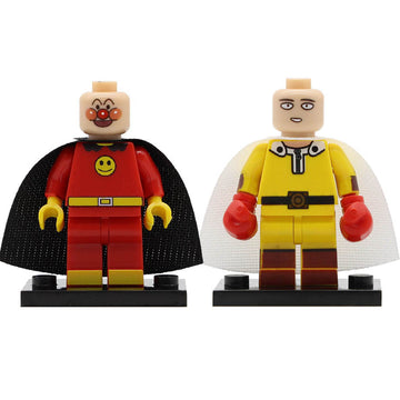 Anpanman and One Punch Man Japanese Anime Custom Brick Compatible Minifigure Toy