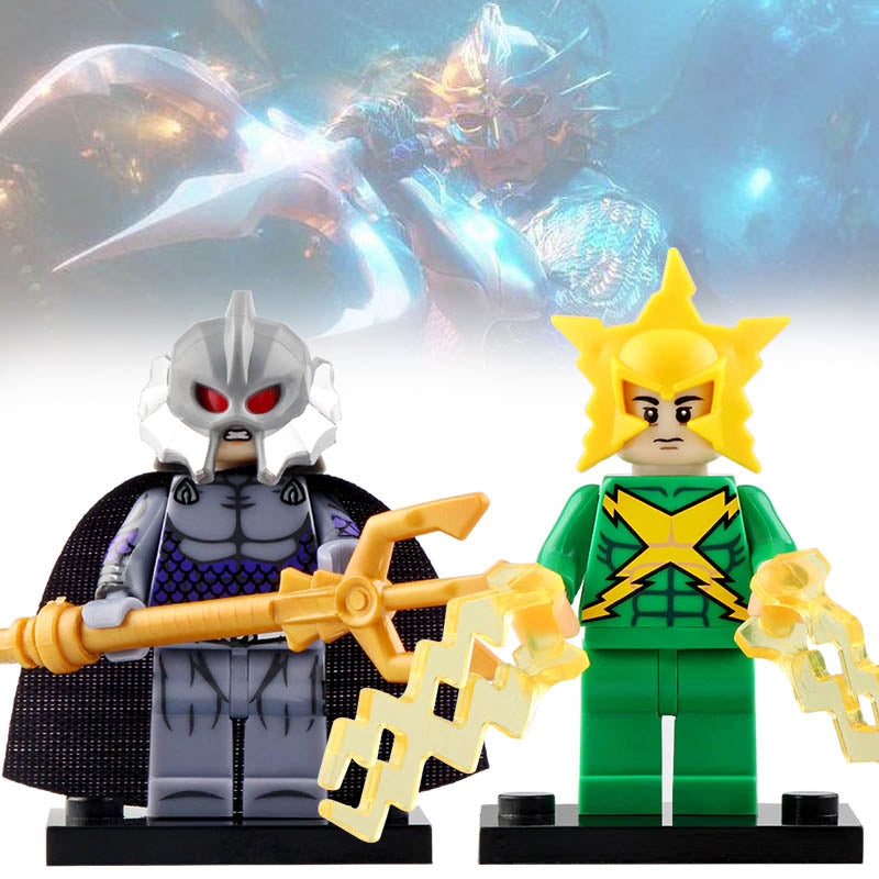 Electro Ocean Master Multiverse Superhero Custom Brick Compatible Minifigure Toy