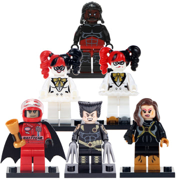 Harley Quinn Racing Batman The Animated Batman Movie Custom Brick Compatible Minifigure Toy