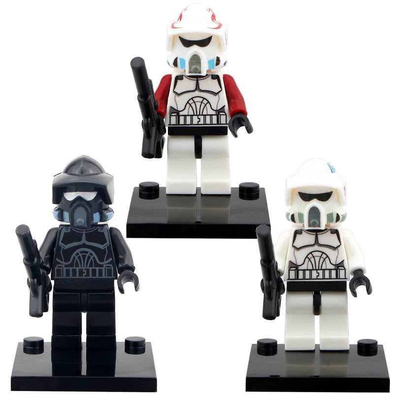 Star Wars Boba Fett ARF Trooper Shadow ARF Trooper Rancor Battalion ARF Trooper Stormtrooper Custom Brick Compatible Minifigure Toy