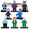 Wolverine Rogue Professor X Archangel X-Men Universe Super Heroes Custom Brick Based Minifigure Toy