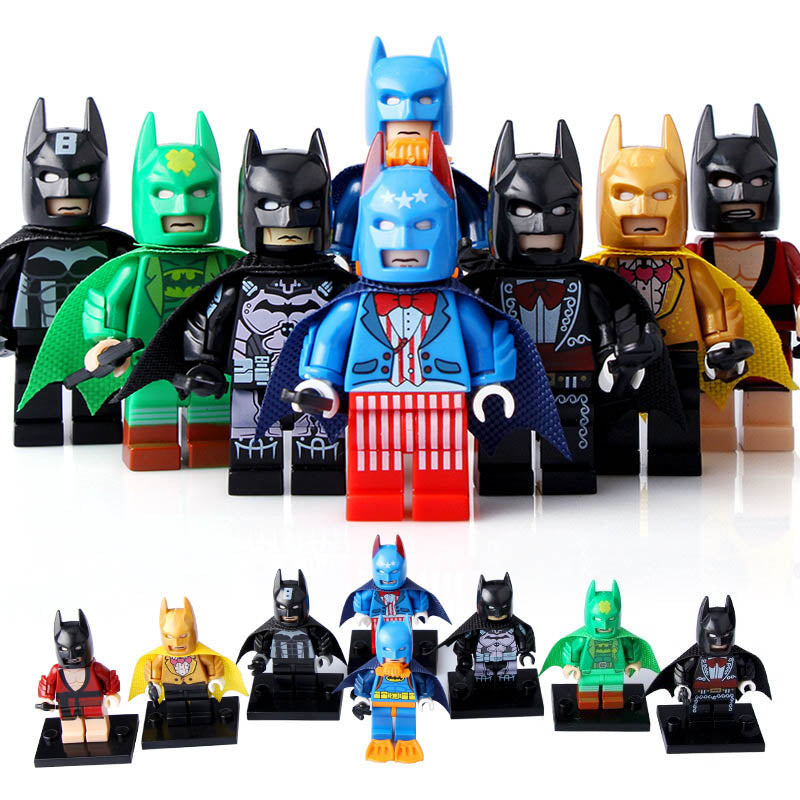 Captain Bat Lobster Lovin' Batman St Batricks Bat-Pack Batman Movie Inspired Brick Compatible Minifigure Toy
