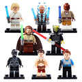 Star Wars Luke Skywalker Princess Leia Qui-Gon Jinn Ahsoka Tano Mace Windu Padme Naberrie Savage Opress Death Star Droid Brick Compatible Minifigure Toy