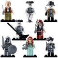 Pirates of the Caribbean Jack Sparrow Carina Smyth Henry Turner Captain Salazar Figurehead Lieutenant Lesaro Magda Santos Brick Compatible Minifigure Toy