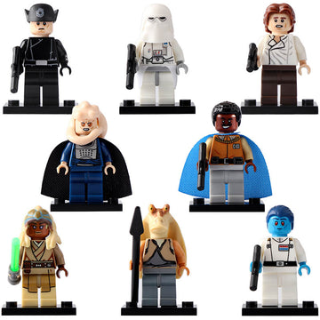 Snowtrooper First Order General Bib Fortuna Han Solo Stass Aliee Jar Jar Binks Star Wars Brick Compatible Minifigure Toy