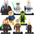 Han Solo Luke Skywalker Shaak Ti Saesee Tiin Ki-Adi-Mundi Jedi Consular Oola Grand Moff Tarkin Star Wars Brick Compatible Minifigure Toy
