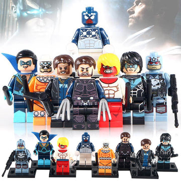 Captain Boomerang Spider-man Wolverine Captain Punisher Nightwing Multiverse Super Heroes Custom Brick Compatible Minifigure Toy